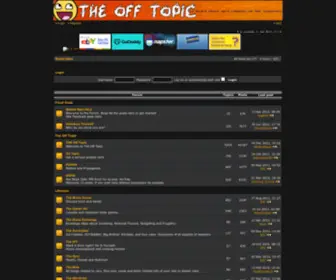 Theofftopic.com(The Off Topic Forum) Screenshot