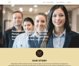 Theohi.ca(Ontario Hostelry Institute) Screenshot