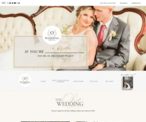Theohioweddingcollective.com(Ohio Weddings) Screenshot