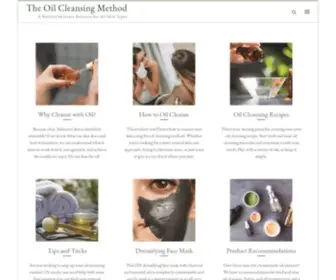 Theoilcleansingmethod.com(So you've heard about oil cleansing and it's piqued your interest) Screenshot