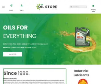 TheoilStore.ie(The Oil Store) Screenshot