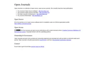Theoj.org(Open Journals) Screenshot