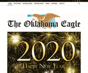 Theoklahomaeagle.net(The Oklahoma Eagle) Screenshot