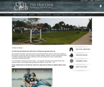 Theoldclub.com(Harsens Island's Exclusive Island Resort and Yacht Club) Screenshot