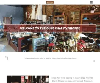 Theoldecharityshoppe.org(The Olde Charity shoppe) Screenshot