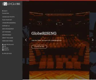 Theoldglobe.org(The Old Globe) Screenshot