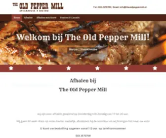 Theoldpeppermill.nl(The Old Pepper Mill Steakhouse & Bistro) Screenshot