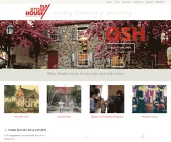 Theoldstonehouse.org(The Old Stone House in Brooklyn) Screenshot