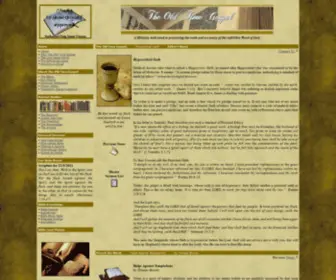 Theoldtimegospel.org(The Old Time Gospel Ministry) Screenshot