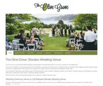 TheolivegrovewanakaweddingVenue.co.nz(Wanaka Wedding Venue) Screenshot