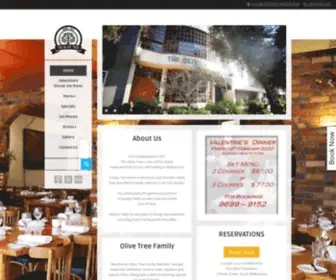 Theolivetree.com.au(The Olive Tree Restaurant) Screenshot