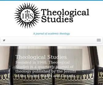 Theologicalstudies.net(A journal of academic theology) Screenshot