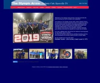 Theolympicarrow.com(The Olympic Arrow Archery club Knoxville TN) Screenshot