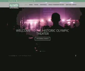 Theolympictheater.com(The Olympic Theater) Screenshot