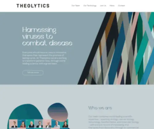 Theolytics.com(H O M E) Screenshot