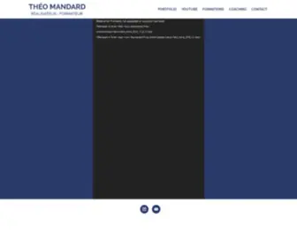 Theomandard.fr(Théo Mandard) Screenshot