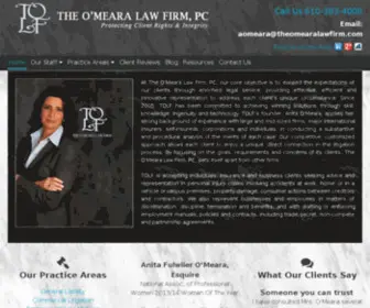 Theomearalawfirm.com(Coatesville Lawyer) Screenshot