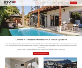 Theone8.com(The One8 Hotel) Screenshot