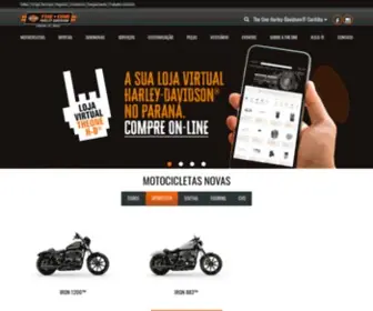 Theoneharley-Davidson.com.br(Página) Screenshot