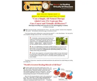 Theoneminutecure.com(Alternative Natural Cure for All Diseases) Screenshot