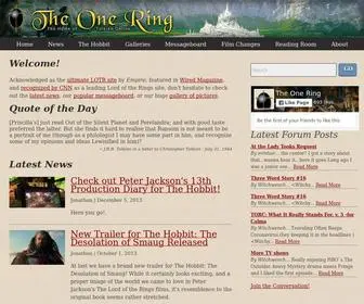 Theonering.com(The One Ring) Screenshot