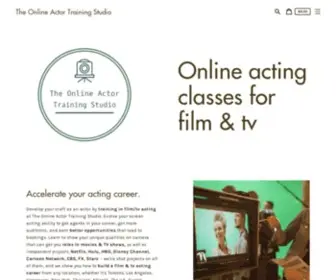 Theonlineactor.com(The Online Actor Training Studio) Screenshot