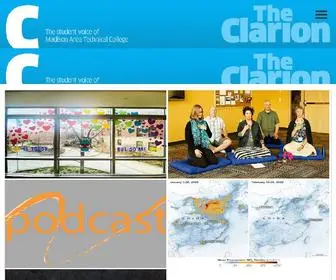 Theonlineclarion.com(The news site of Madison Area Technical College) Screenshot
