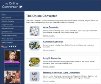 Theonlineconverter.co.uk(The Online Converter) Screenshot