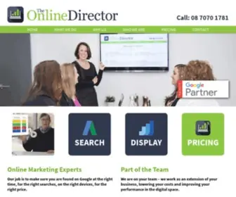 Theonlinedirector.com.au(Google Ads Premier Partner Adelaide) Screenshot