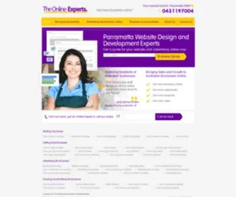 Theonlineexperts.com.au(Parramatta Web Design and Development ®) Screenshot