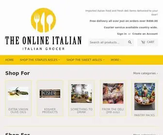 Theonlineitalian.com(The Online Italian) Screenshot