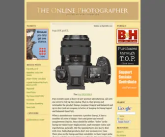 Theonlinephotographer.com(The Online Photographer) Screenshot