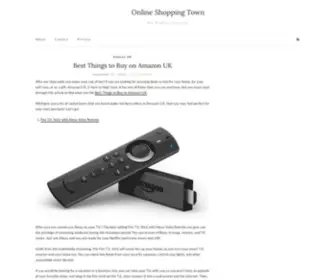 Theonlineshoppingtown.co.uk(Our Product Curation) Screenshot