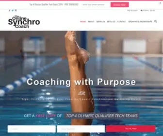 Theonlinesynchrocoach.com(Coaching with Purpose) Screenshot