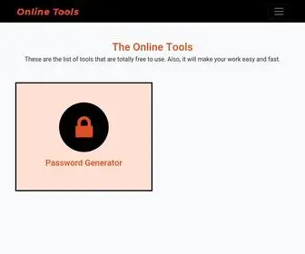 Theonlinetools.net(The Online Tools) Screenshot