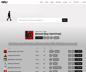 Theonlynaj.com(Official Beat Store) Screenshot