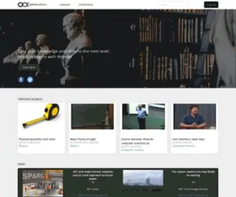 Theopenacademy.com(The Open Academy) Screenshot
