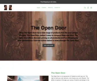 Theopendoor.shop(The Open Door) Screenshot