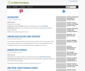 Theopentutorials.com(The Open Tutorials) Screenshot