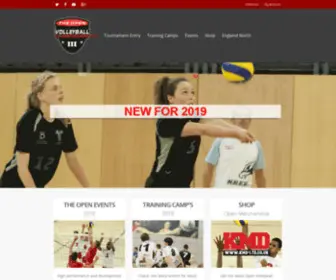 Theopenvolleyball.co.uk(Volleyball Championships) Screenshot