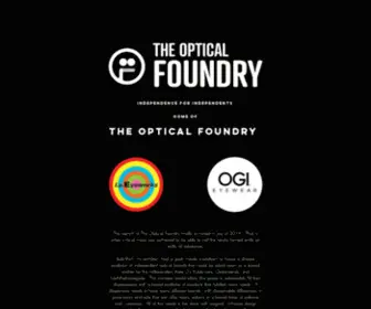 Theopticalfoundry.com(The Optical Foundry) Screenshot