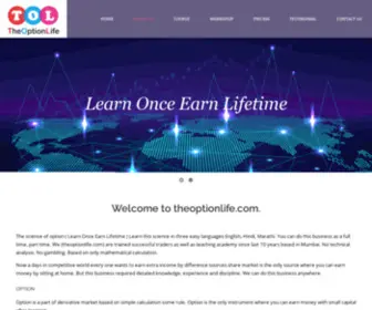 Theoptionlife.com(The Option Life) Screenshot