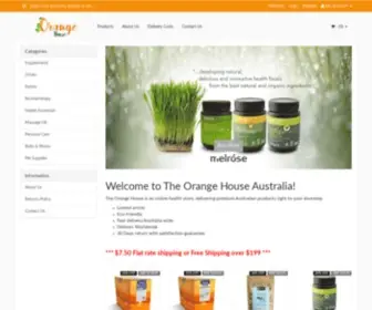 Theorangehouse.com.au(Shop with us for Premium Organic Health Food) Screenshot