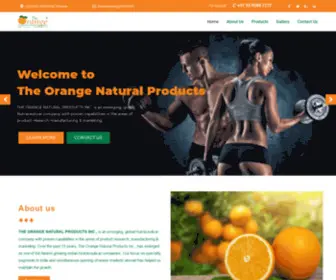 Theorangenp.com(Nutritional Product Manufacturer In Chennai) Screenshot
