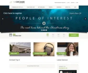 Theorchardchurch.org(Growing New and Fully Devoted Followers of Jesus) Screenshot