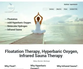 Theorchardprahran.com.au(Floatation Therapy) Screenshot