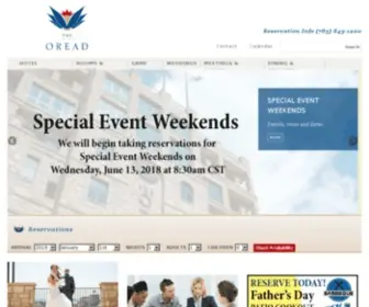 Theoread.com(The Oread Hotel) Screenshot