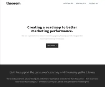 Theoremadvertising.com(Theorem Advertising) Screenshot