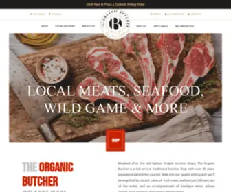 Theorganicbutcherofmclean.com(Grass-Fed Meats, Wild Game, Seafood and More) Screenshot