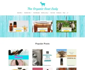 TheorganicGoatlady.com(The Organic Goat Lady) Screenshot